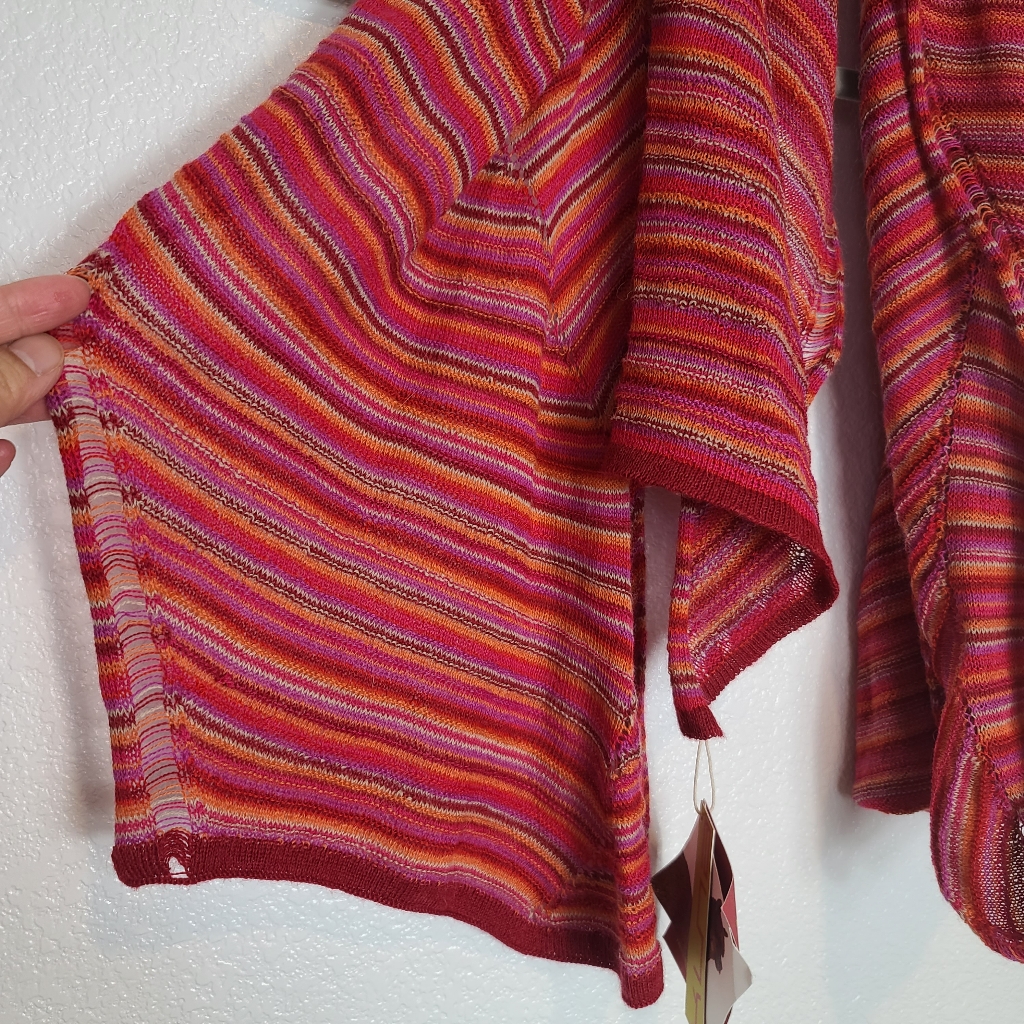 Kuna 100% Baby Alpaca Nia Chalina Punto Multicolor Scarf Nwt — image 5 of 7